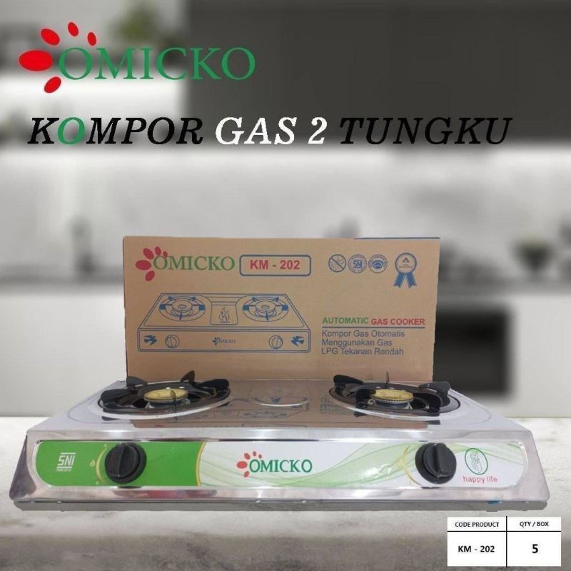 Kompor gas omicko 2 Tungku
