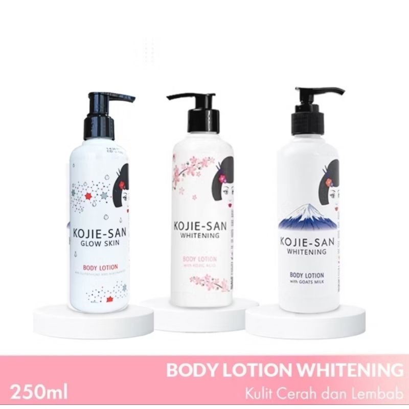 Kojie San Body Lotion Whitening | Hand body lotion with Kojic Acid | Goat Milk | Glow Skin