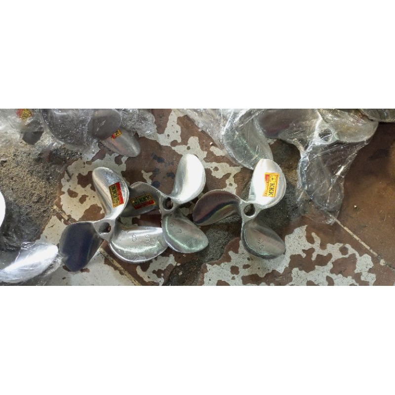 Kipas baling baling propeller perahu kapal daun 3