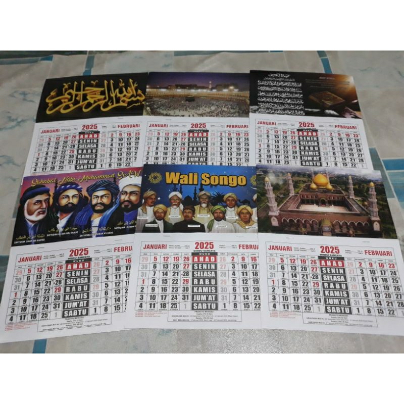 

Kalender 2025 WUKU (isi 6 lembar)