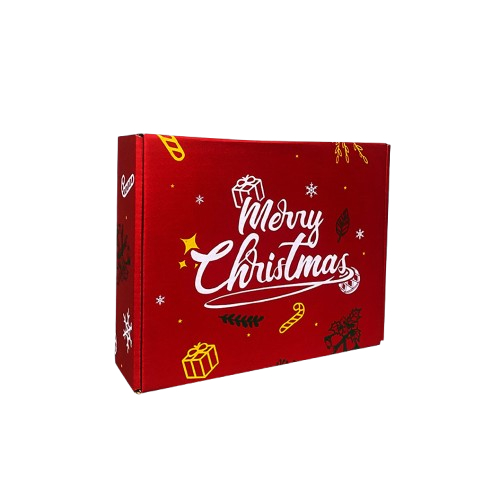 

Box Kotak Natal Packaging Toples Kuker Cookies Dus Parcel Kado Christmas Red Size 30x25x8cm