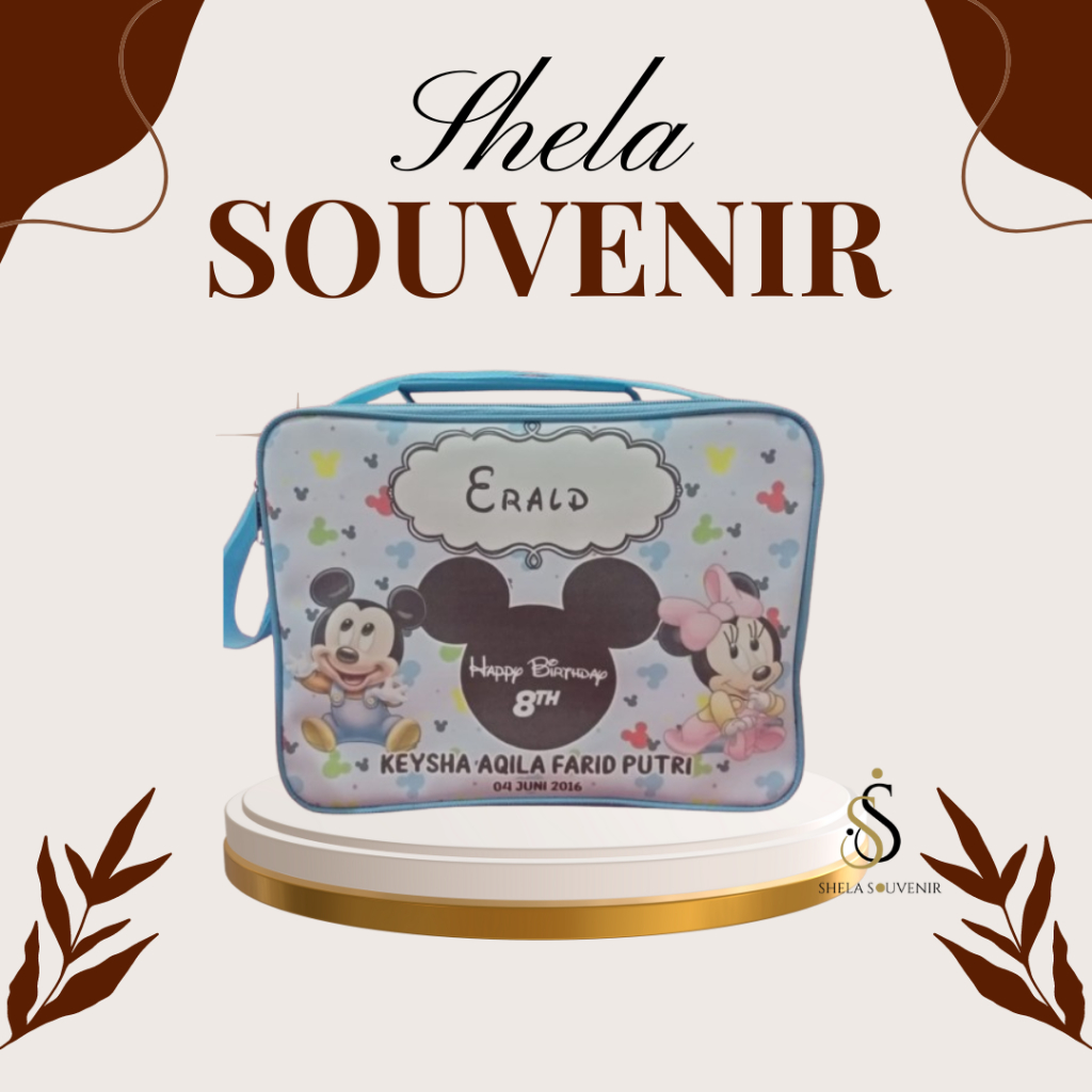 Tas Ultah Anak / Tas Ultah Costum / Tas Slempang Ultah / Tas Slempang Custom / Custom Desain Free Ba