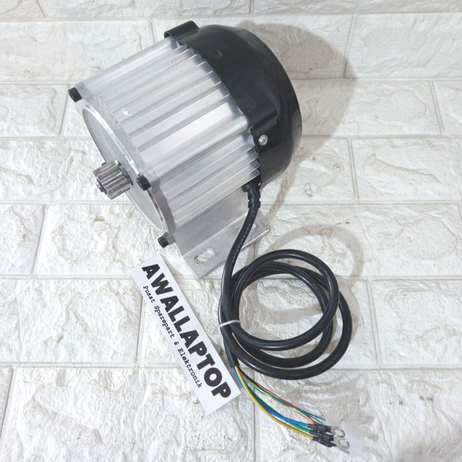 motor brushless BLDC 48v 500w mid drive dinamo DC tanpa sikat