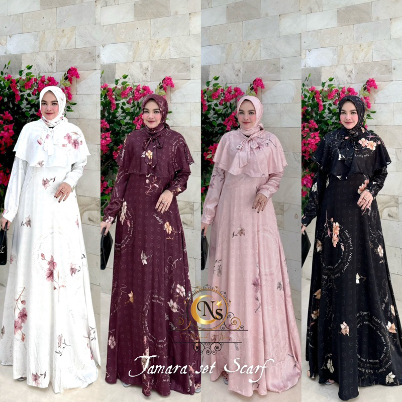 NEW TAMARA SET SCRAFT BY NAIS SYARI TERBARU ORIGINAL GAMIS SET HIJAB PREMIUM TERBARU BESTSELLER