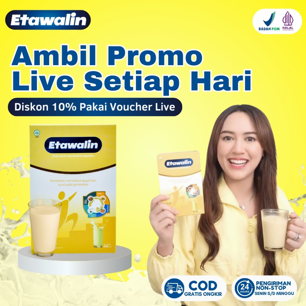

Etawalin Atasi Nyeri Sendi, Asam Urat, Pegel linu Serta Kesehatan Tulang
