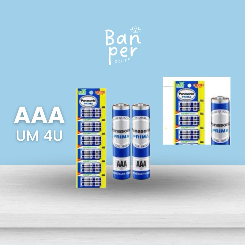 Baterai Panasonic AAA / Batrei Panasonic AAA UM4U/2B12