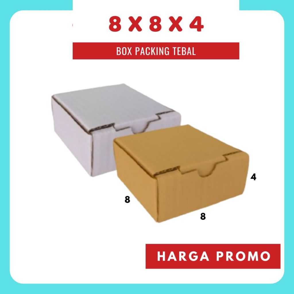 

Box 8x8x4 LD Kardus Karton Packing Madu Hampers Kotak Kemasan Box Souvenir Karton