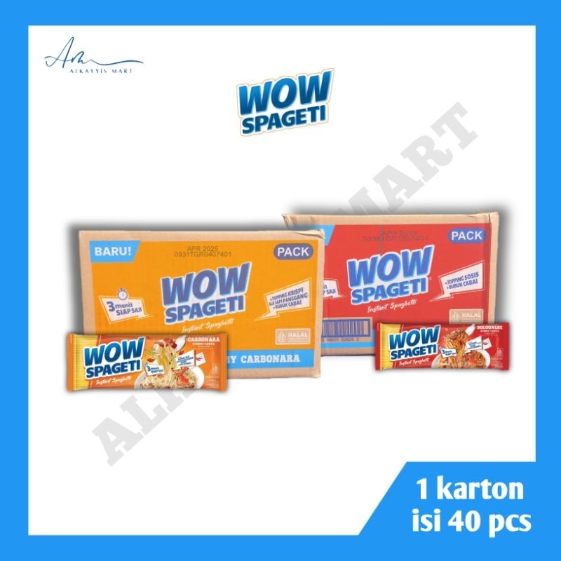 

wow spagheti 88/84g karton isi 40 pcs
