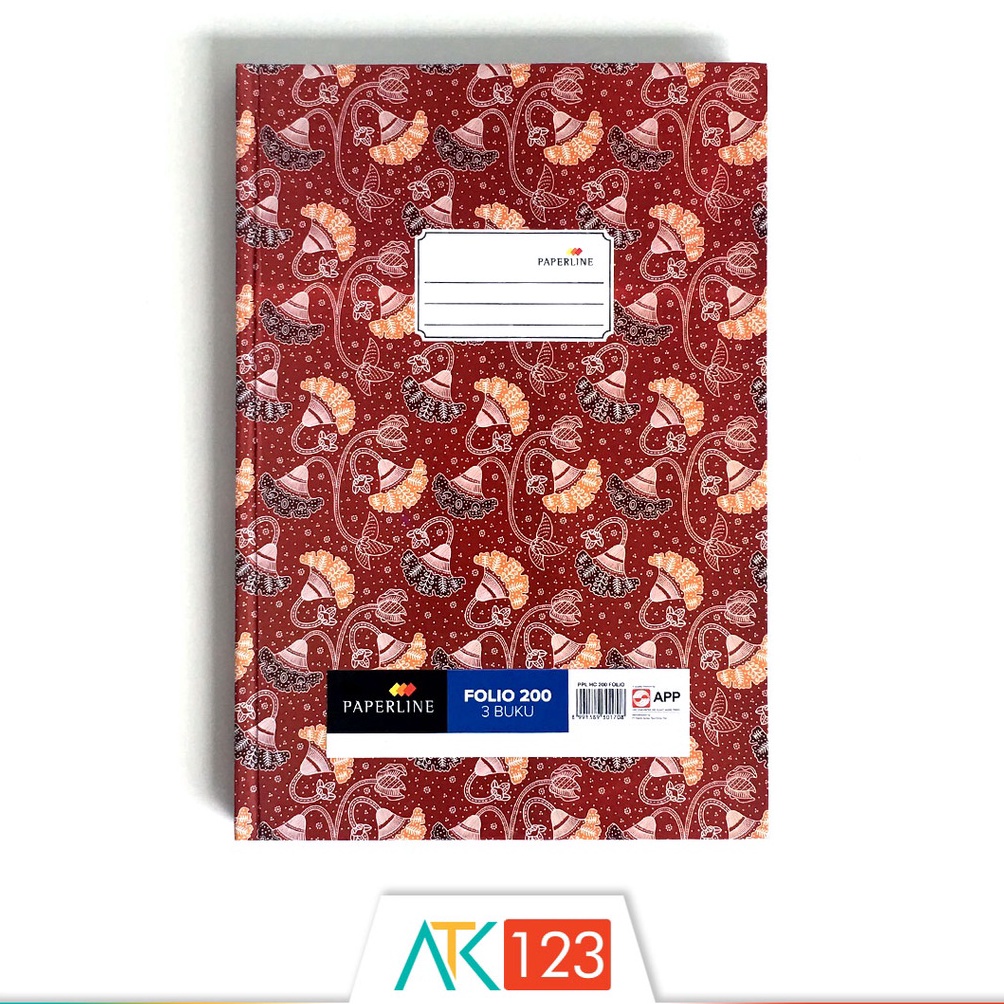 

KODE T99I Buku Tulis Hardcover Paperline Folio 2 Lembar