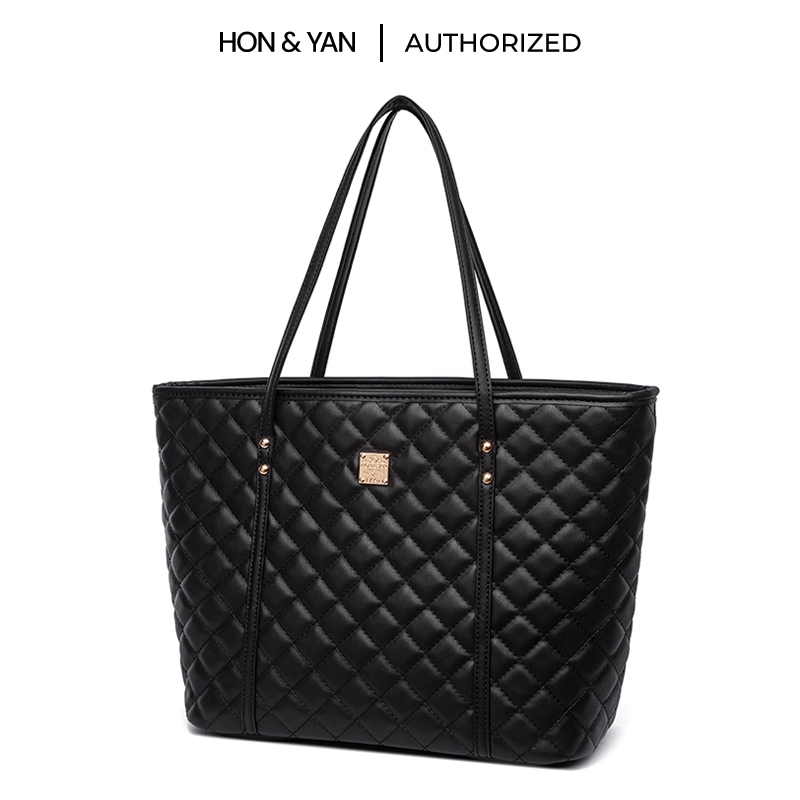 New Honyan Tote Bag Resleting Wendy - Kulit Sintetis Elegan