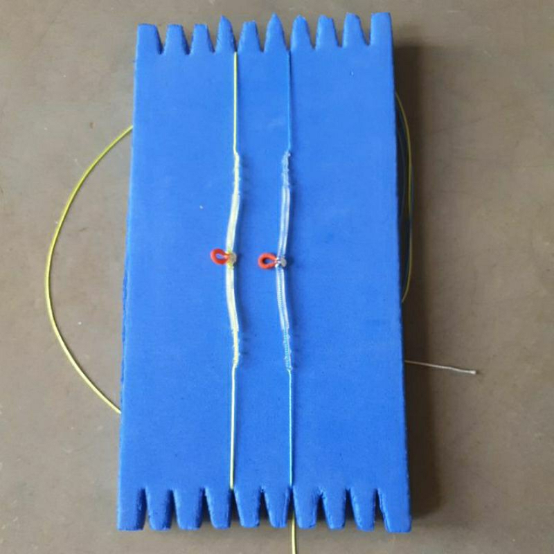 Rangkaian pancing lele cabang 2,senar 0,40mm 20lbs/10kg,senar PE 8 120lbs/60kg