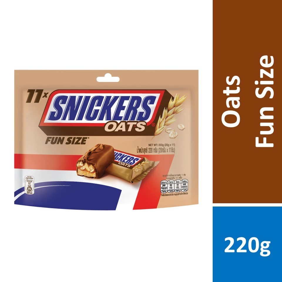 

Snickers Oats Fun Size isi 11 import