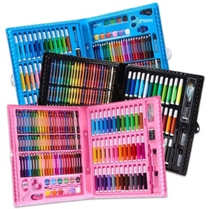 

KODE X56Z BAS Art Full Set 15Pcs Krayon Mewarnai Anak Pensil Warna Crayon Perlengkapan Mewarnai Lukis