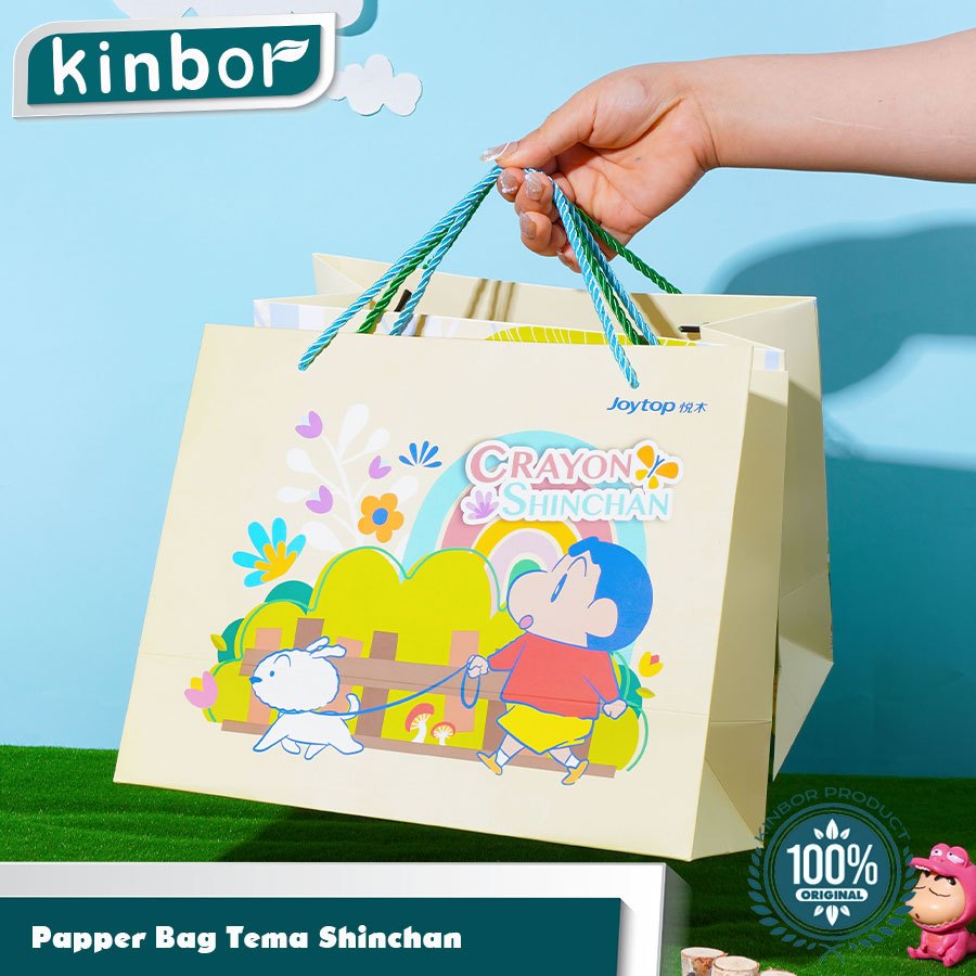 

Paper Bag Kartun Lucu Goodie Bag Crayon Shinchan/ Tas Serbaguna Hadiah Hampers Ulang Tahun Anak