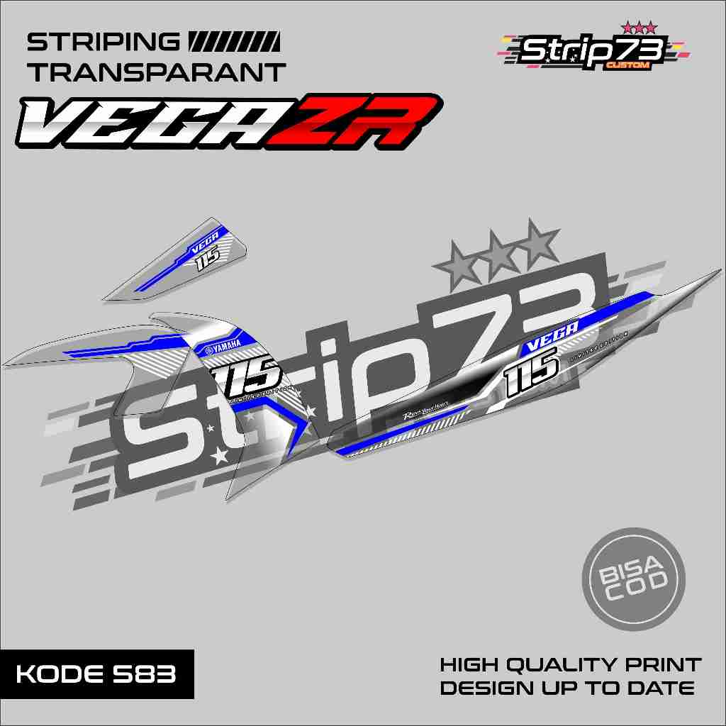 583 STRIPING TRANSPARAN VEGA ZR - STRIPING TRANSPARAN VEGA ZR SIMPLE GRAFIK