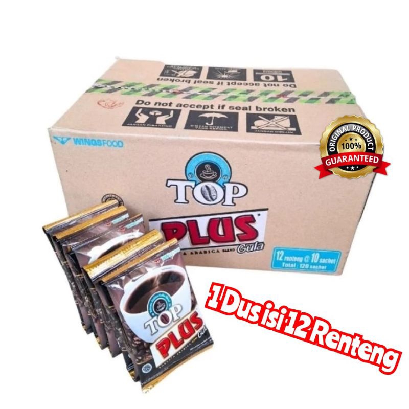 

TOP COFFE TOP PLUS 1 DUS ISI 12 RENTENG