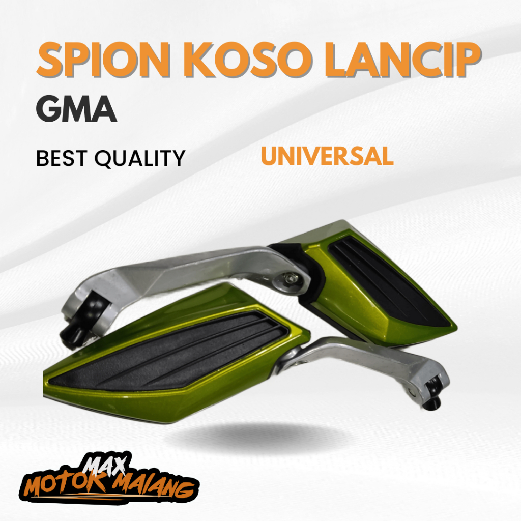 Spion Koso Lancip Hijau Khusus Honda Original GMA