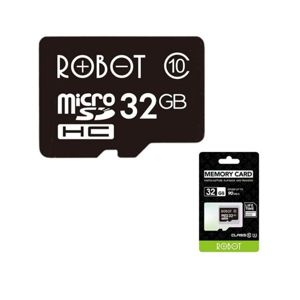 Micro SD ROBOT TF 32GB Memory Card Kartu Memori HP Class 10 - Original
