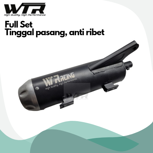 Knalpot Standar Racing FULLSEAT Adem Ngebass Mio J, Mio M3