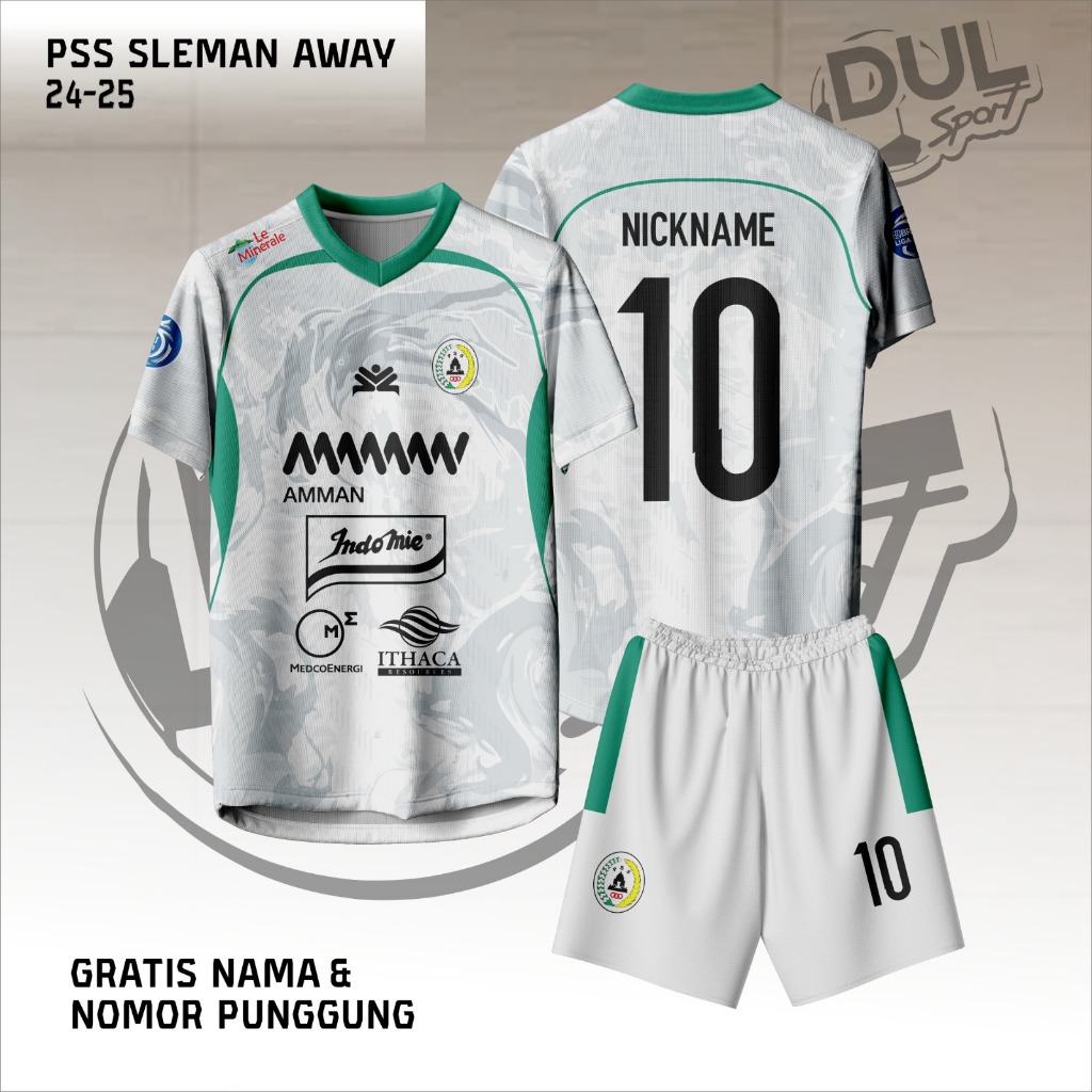 Jersey PSS SLEMAN AWAY PUTIH 24/25