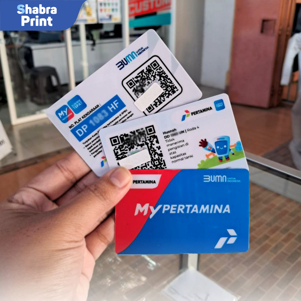 

[Shabra Print] Cetak Kartu My Pertamina/ QR Kartu My Pertamina / QR Pertamina