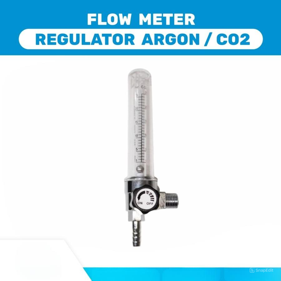 Flowmeter untuk regulator Argon / CO2