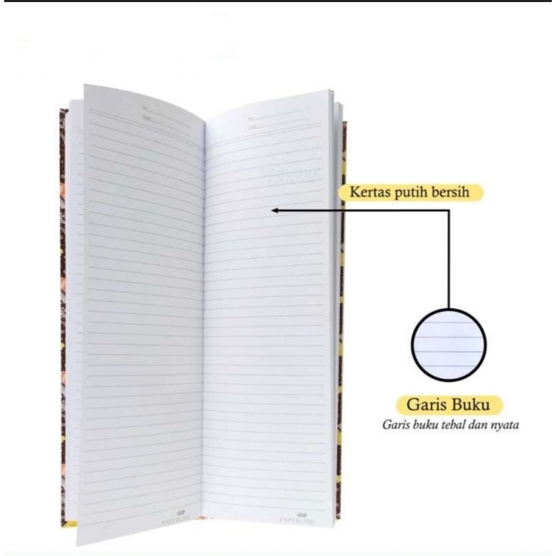 

MilL ( 5 Pcs ) Hardcover Ekspedisi Paperline 100 Lembar