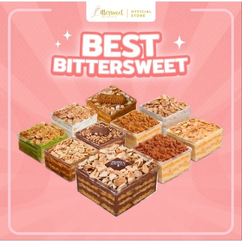 

[BitterSweet By Najla] (satuan) Puff Pastry Redvelvet Layer