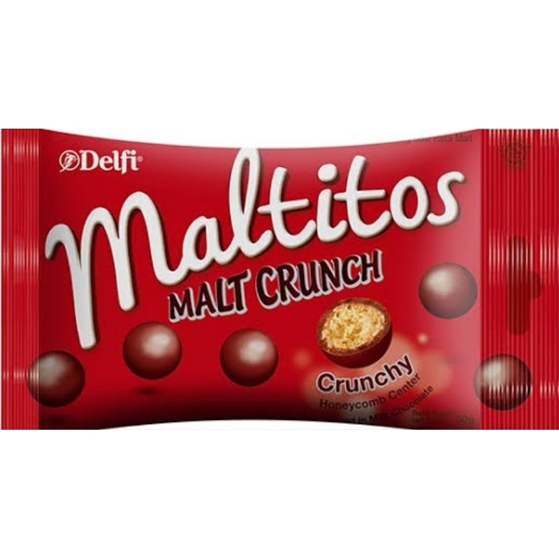 

Delfi Maltitos Malt Crunch Honeycomb Center 30 gram