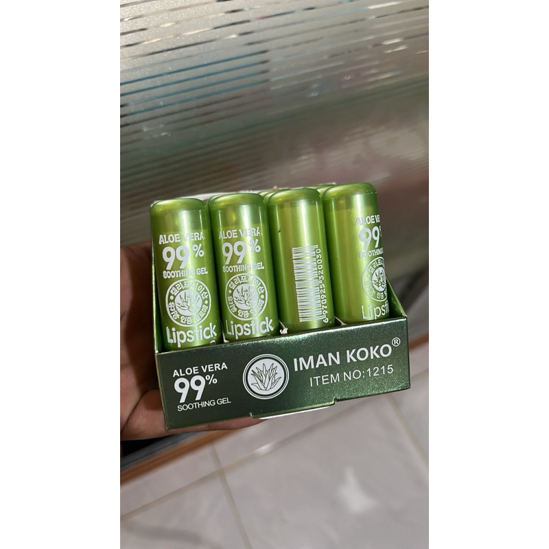 lipstick aloe vera 99% asli