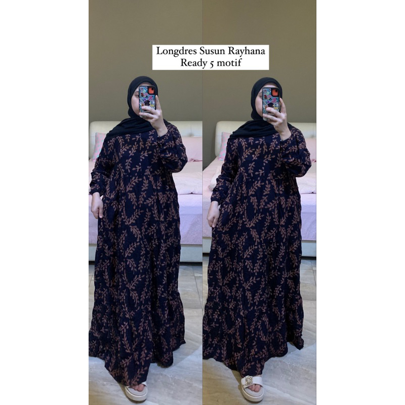 Daster Susun Batik Motif Abstrak. Lengan Panjang. LD 110 Premium Quality