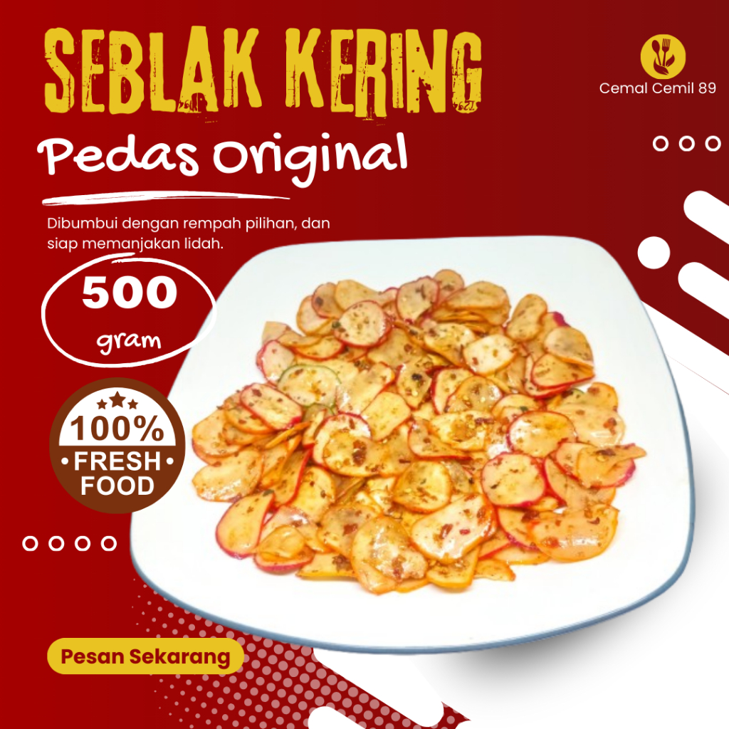 

Seblak Kering Pedas Daun Jeruk Kerupuk Seblak Seblak Kering Netto 500 Gram