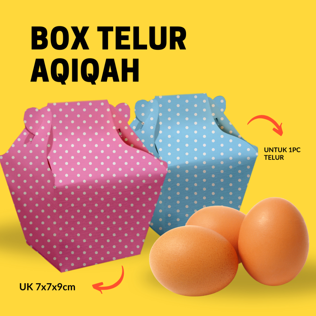 Box Telur Aqiqah - Kemasan Telur Aqiqah - Kemasan Telur Aqiqah