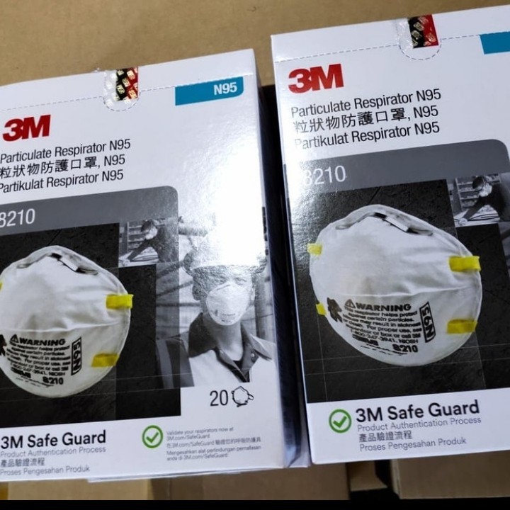 Masker 3  M  8210 - Masker  Masker Headloop 3 M  8210 1pcs