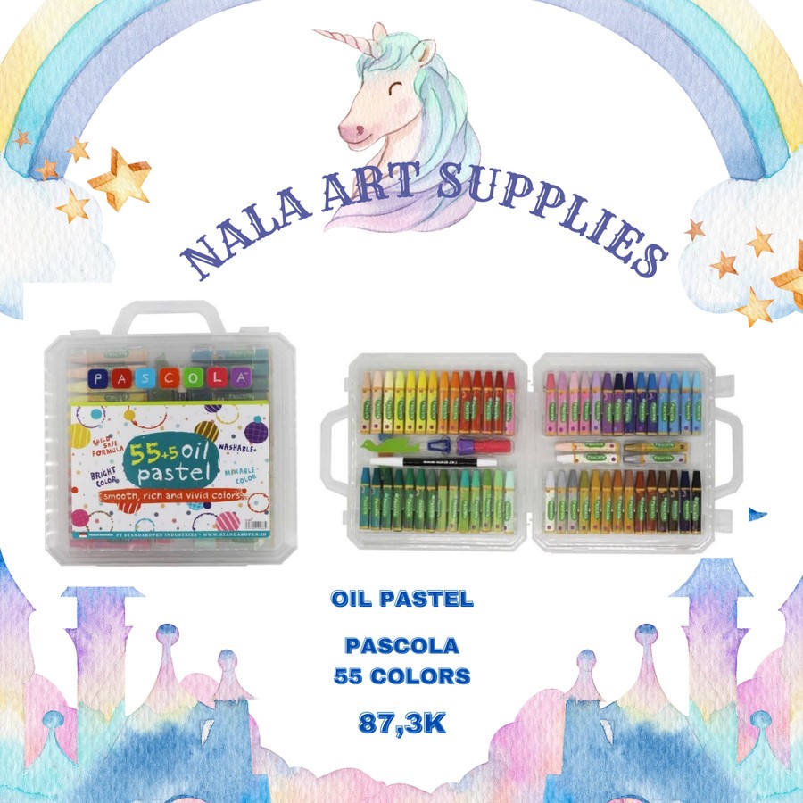 

Oil Pastel Pascola 55 Warna