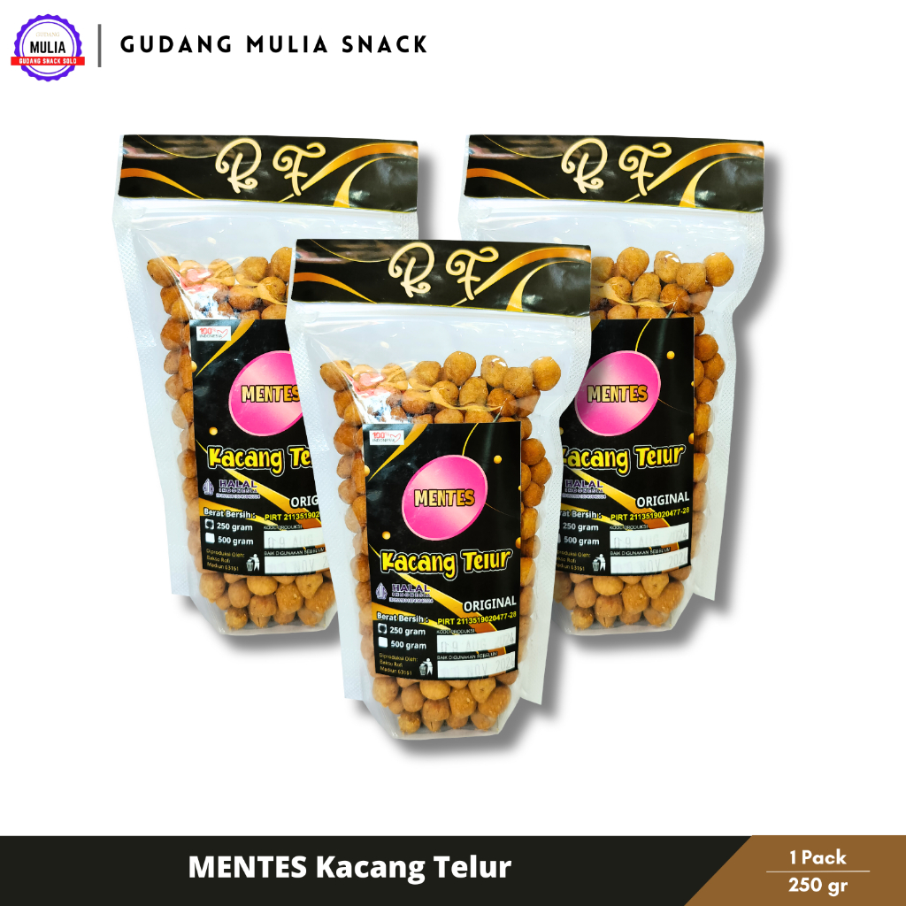 

MENTES Kacang Telur Telor 250 Gram