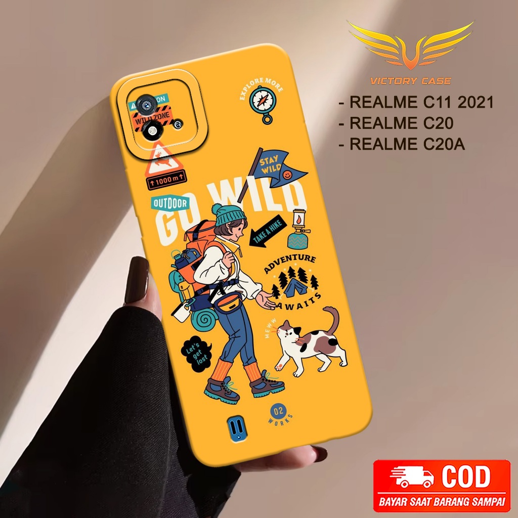 New Aesthetic Case - Softcase Realme C11 2021 / C20 / C20A - Terbaru - Case Hp Realme C20 / C20A - C