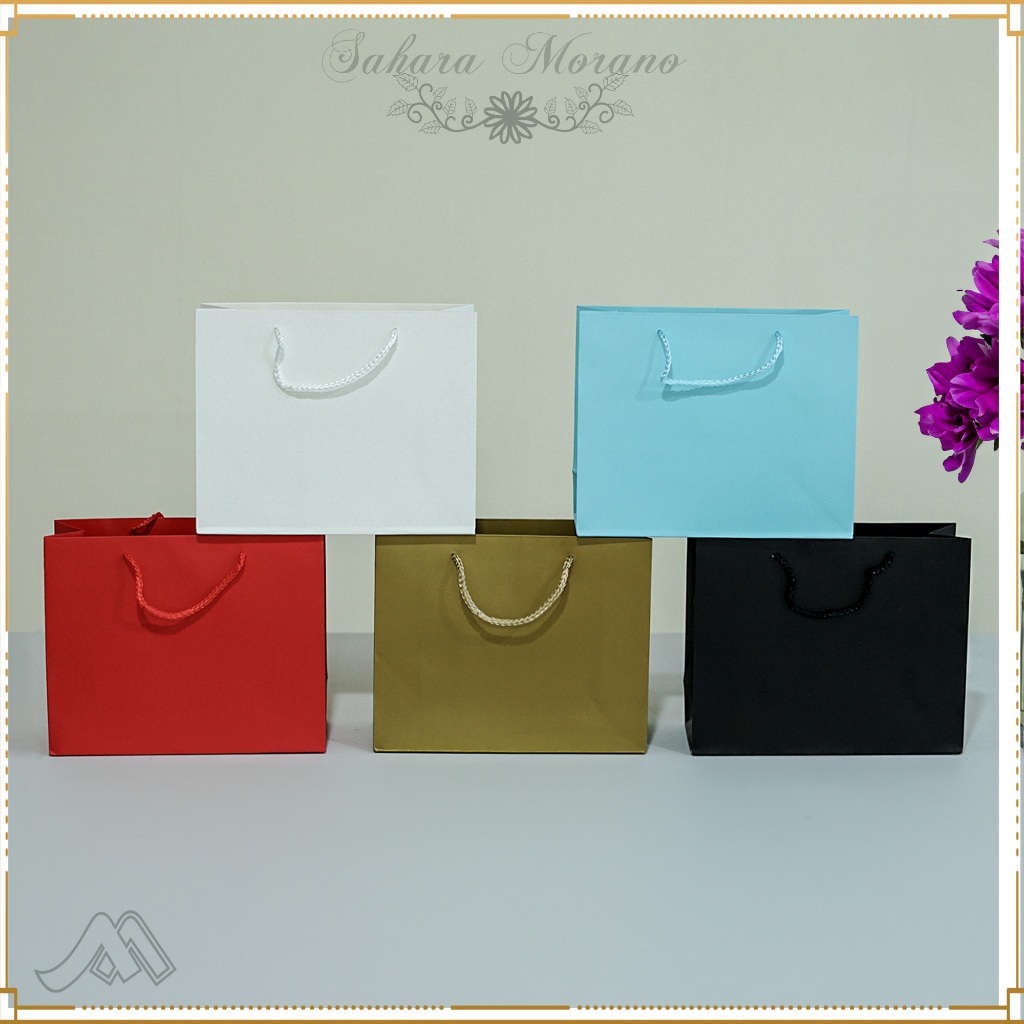 

Paper Bag Polos Horizontal / Tas Belanja / Shopping Bag /Tas Souvenir