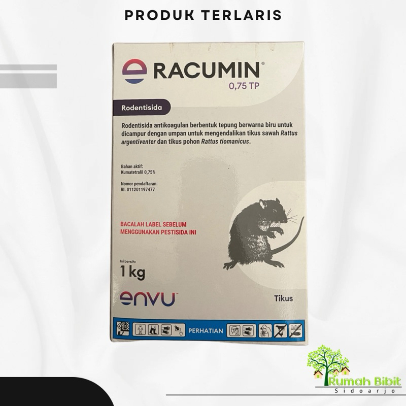 Racumin - Racun Tikus Bubuk - Bayer - 1 KG ORIGINAL