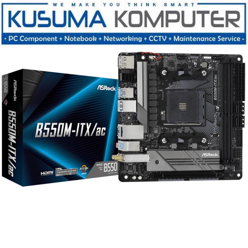 ASRock B550M-ITX/ac Asrock B550M Mini ITX AM4 DDR4