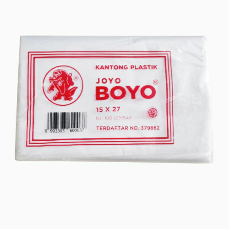 Plastik Boyo 15x27 HDPE Buram Plastik Joyo Boyo Buram Tahan Panas Kuat Plastik Es Plastik Makanan Pl