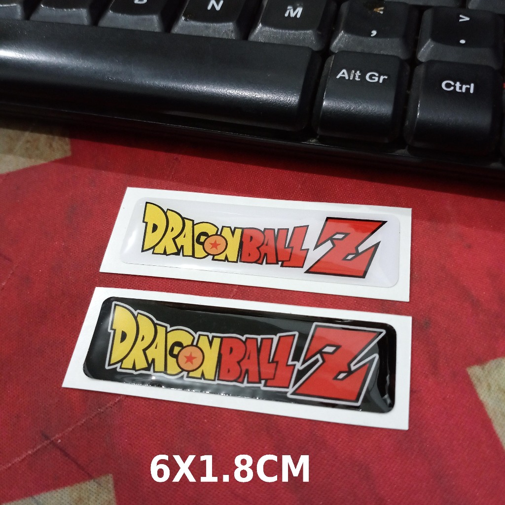 

Sticker Timbul Resin DRAGONBALL Z Stiker Lycal Lentur 3D Logo Kecil Satuan