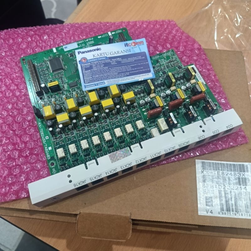 KX-TE82483 Panasonic Card Pabx Panasonic KX-TES824 / KX-TEM824 GARANSI RESMI IT-COMM