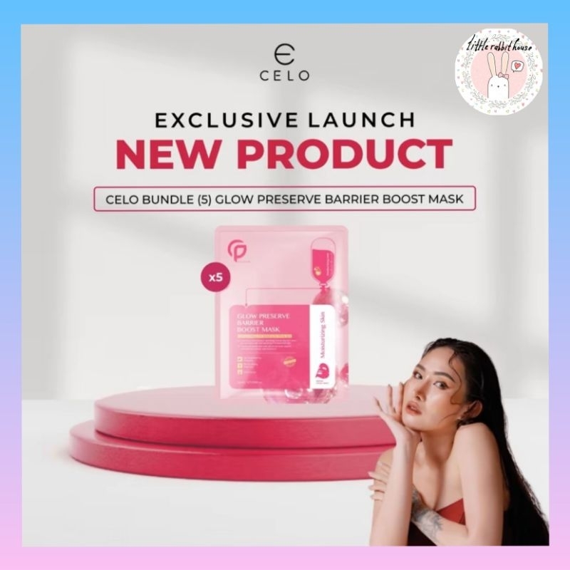 READY STOCK CELO GLOW PRESERVE BARRIER BOOST MASK MASKER MUKA WAJAH SKIN BOOSTER CELO BEAUTE