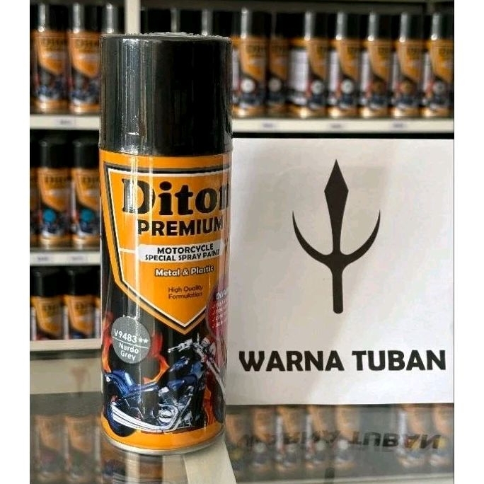 Cat Semprot Diton Premium 9483 Nardo Grey 400 ml / Pilok Pilox Nardo Grey