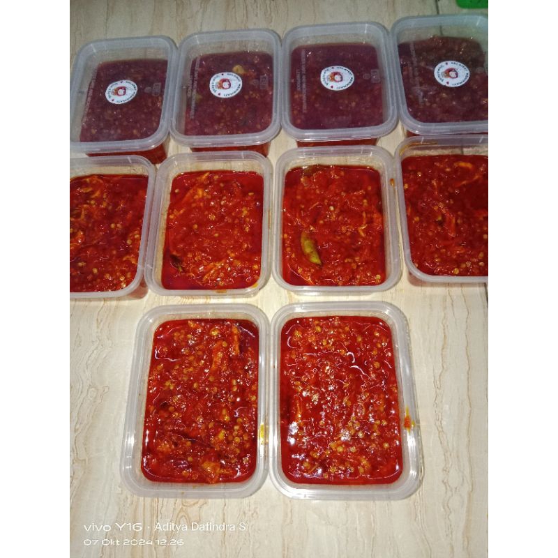 

Sambel Cumi Mercon 135gram Home Made by Bunda Adit