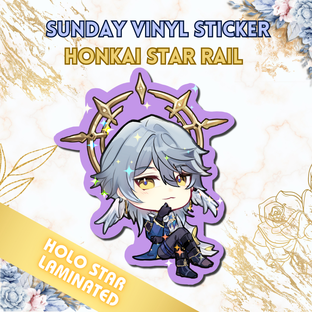 

SUNDAY HONKAI STAR RAIL Vinyl Sticker 7 cm waterproof