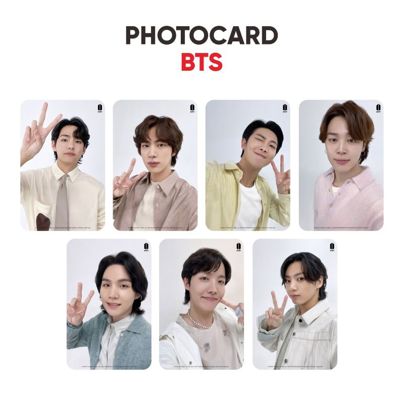 Photocard Kartu Foto BTS Member BT21