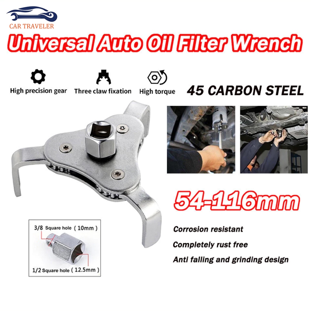 Kunci Filter Oli Filter Wrench /Alat Pembuka Filter Oli Mobil/ Kunci Filter Oli Universal 54-116mm C