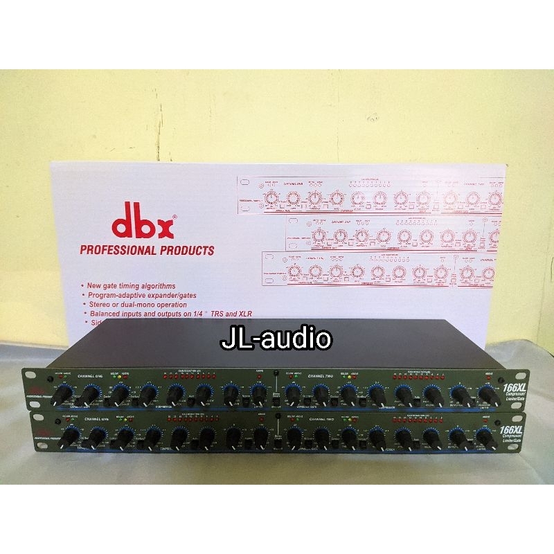 COMPRESSOR DBX 166XL / COMPRESSOR LIMITER WARNA HITAM / DBX 166 XL